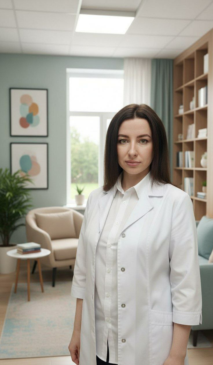 alt="Анна Панченко — опытный психотерапевт, врач, терапевт, психолог, дефектолог и косметолог онлайн из Славянска"